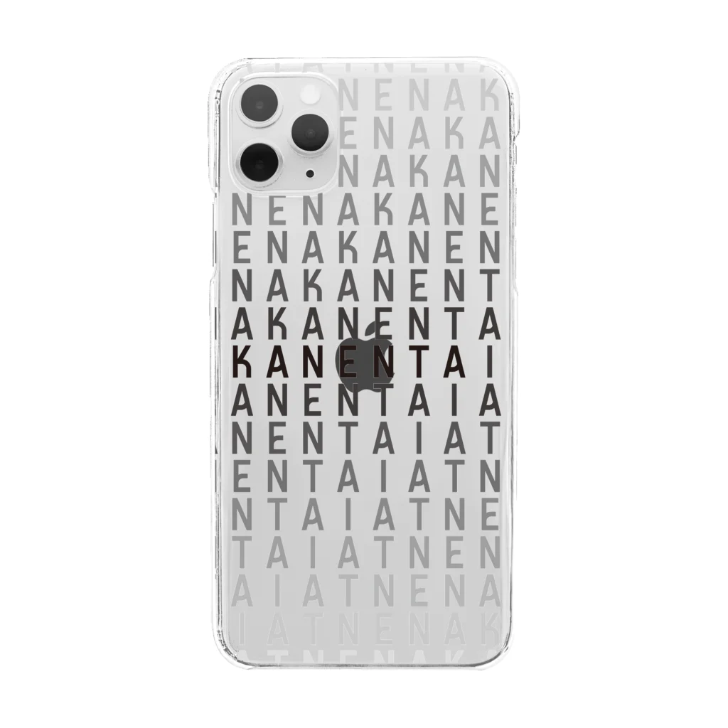 UNIREBORN WORKS ORIGINAL DESGIN SHOPのKANENTAI Clear Smartphone Case