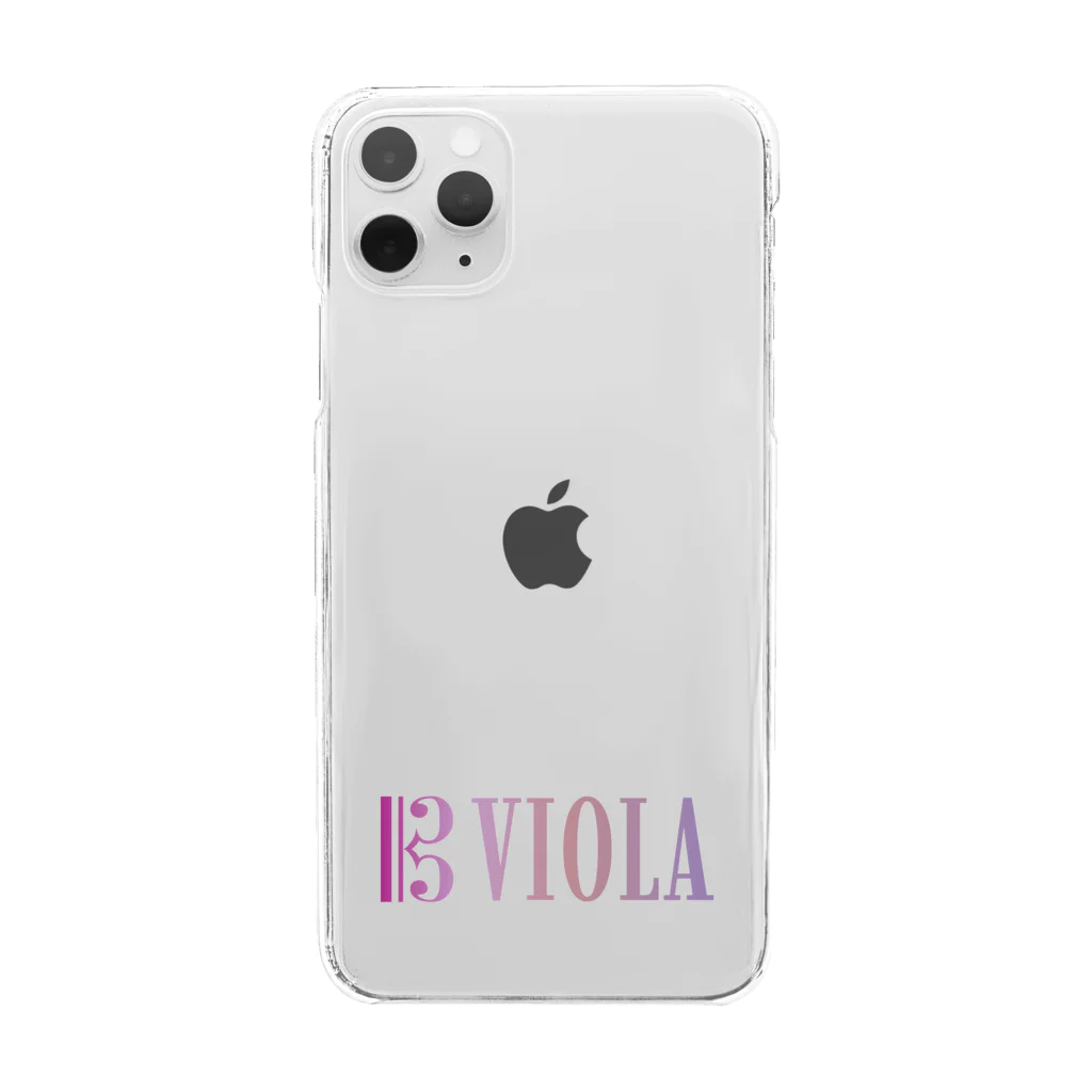 Music itemsのVIOLA(ヴィオラ) Clear Smartphone Case