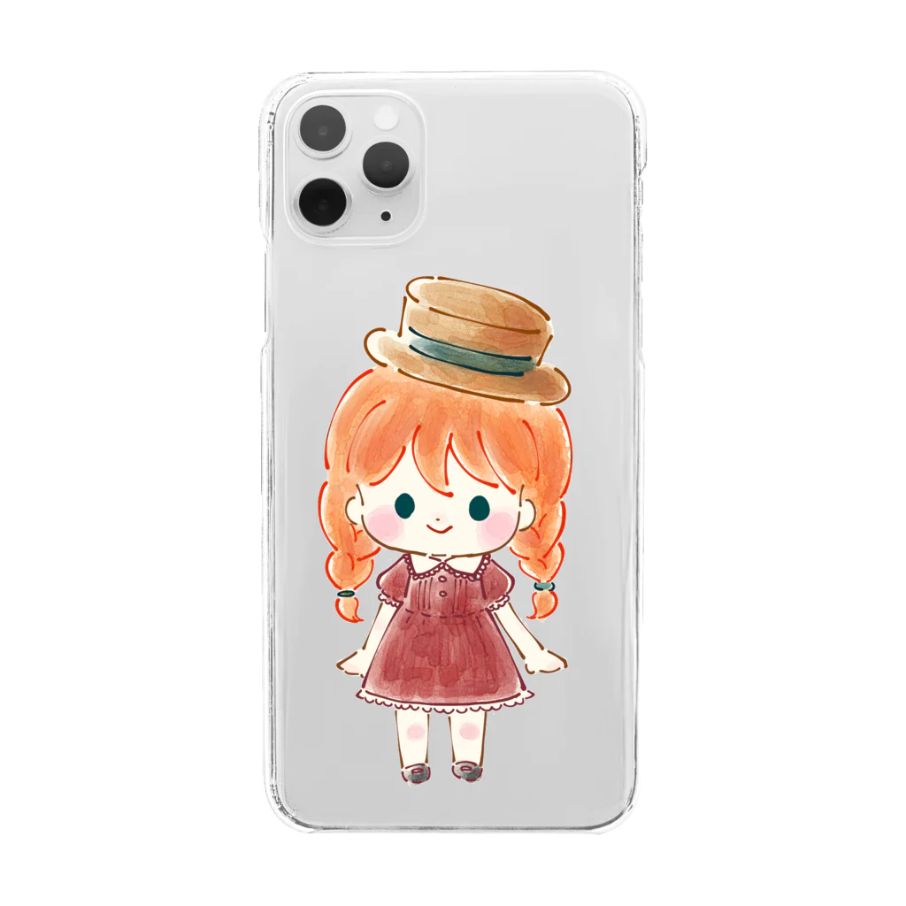 ててみゅの赤毛の子 Clear Smartphone Case