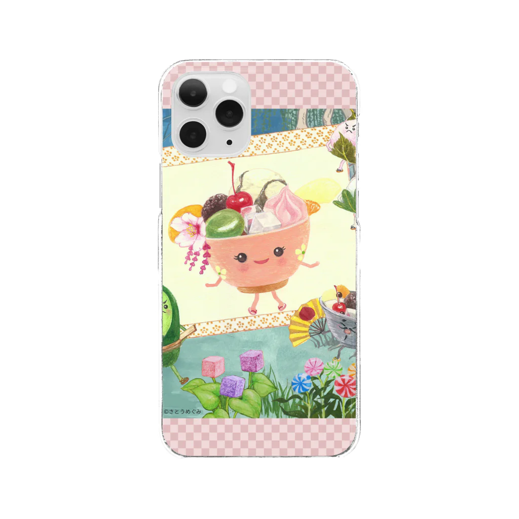 さとうめぐみ絵本グッズのあんみつひめさま Clear Smartphone Case