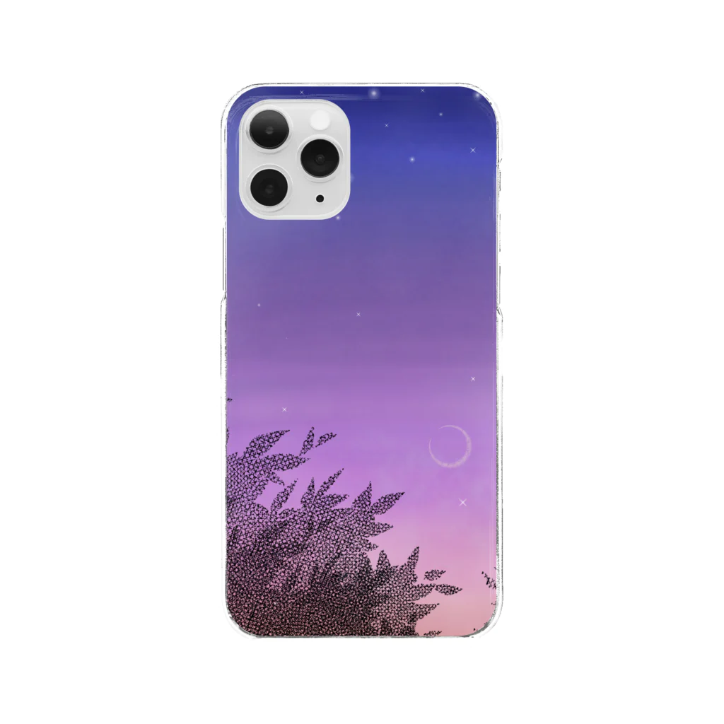 blueHawaiiの夜明け前 Clear Smartphone Case