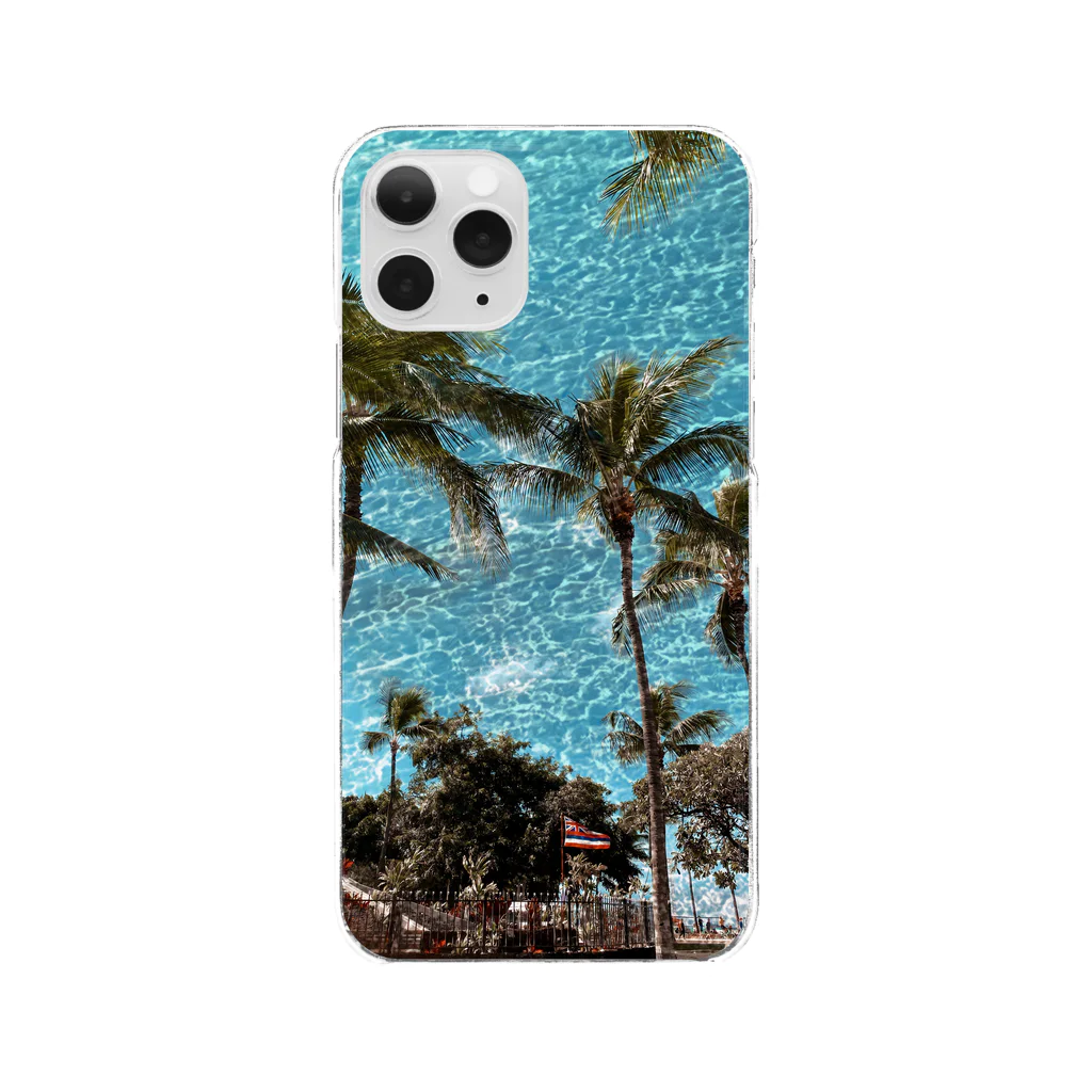 Good Vibes OnlyのHawaiian Dreams Clear Smartphone Case