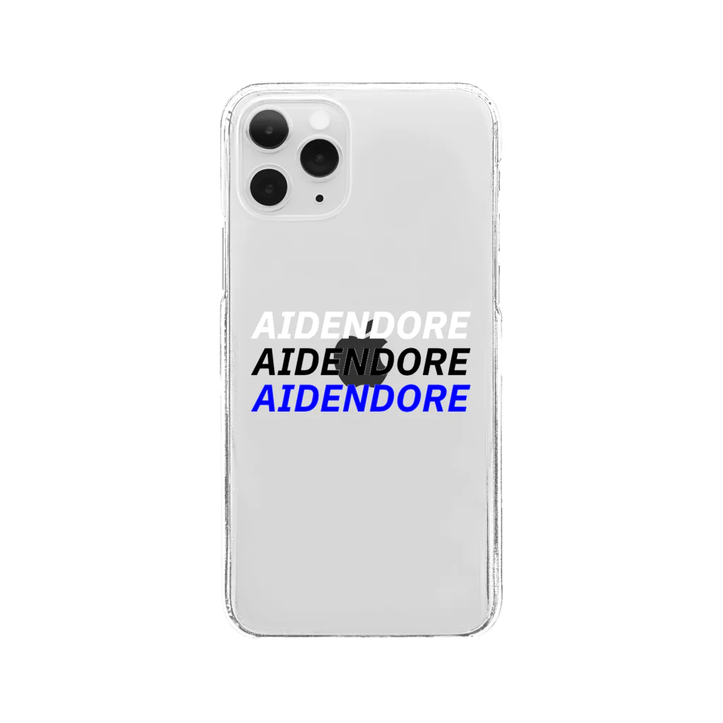 AIDEN DORE.のAIDENDORE iphone case Clear Smartphone Case
