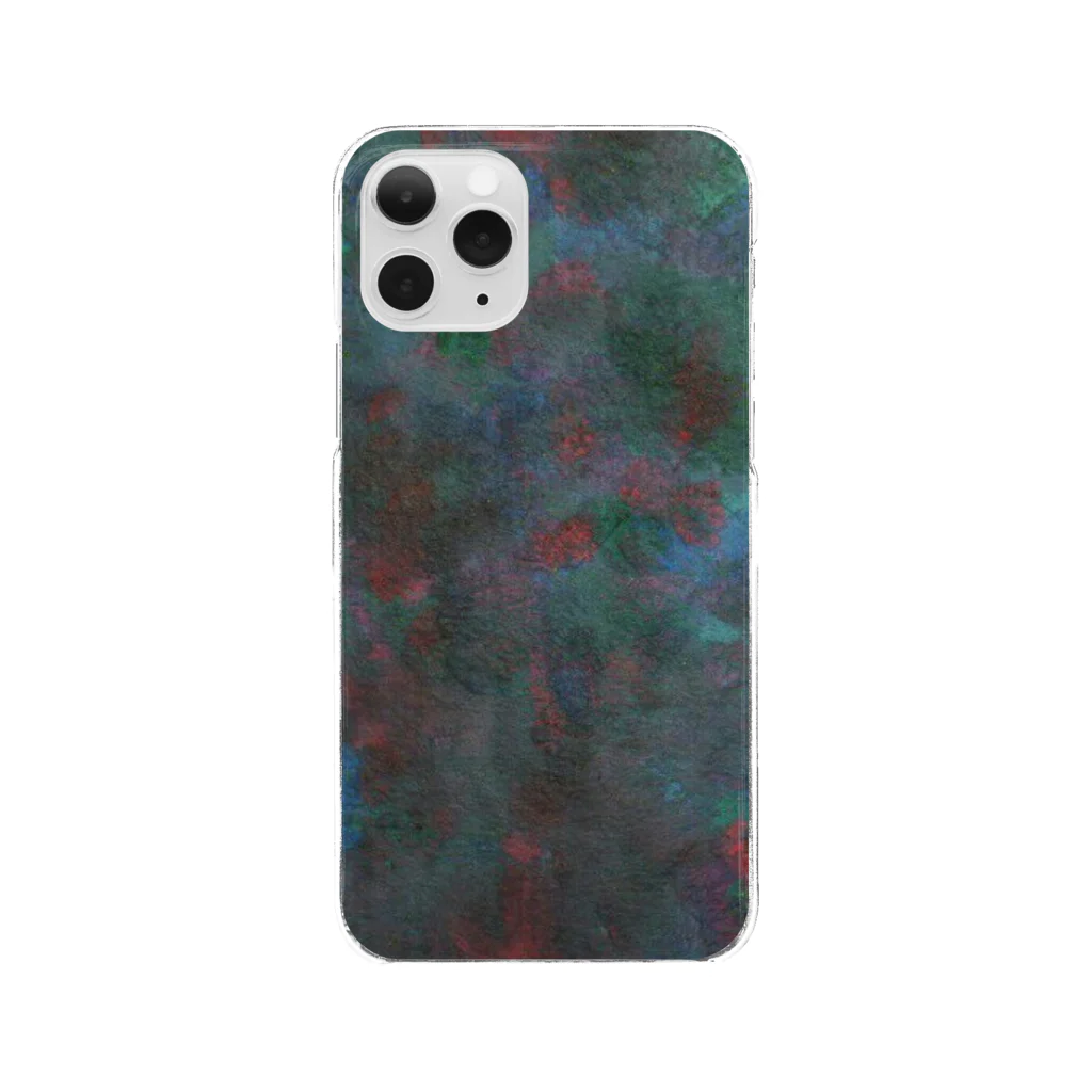 znd_ism_suzuriのabstract_tissue Clear Smartphone Case