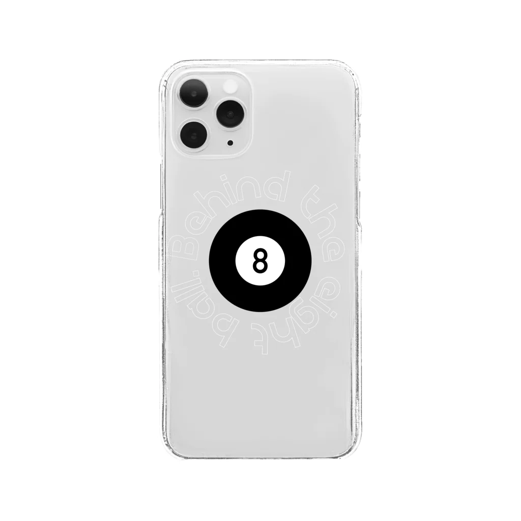 psssonの8ball Clear Smartphone Case