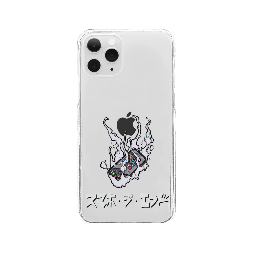 ノベルボch公式グッズサイトの【期間限定】100体キャラクター001／from kashitami（kasumi） Clear Smartphone Case