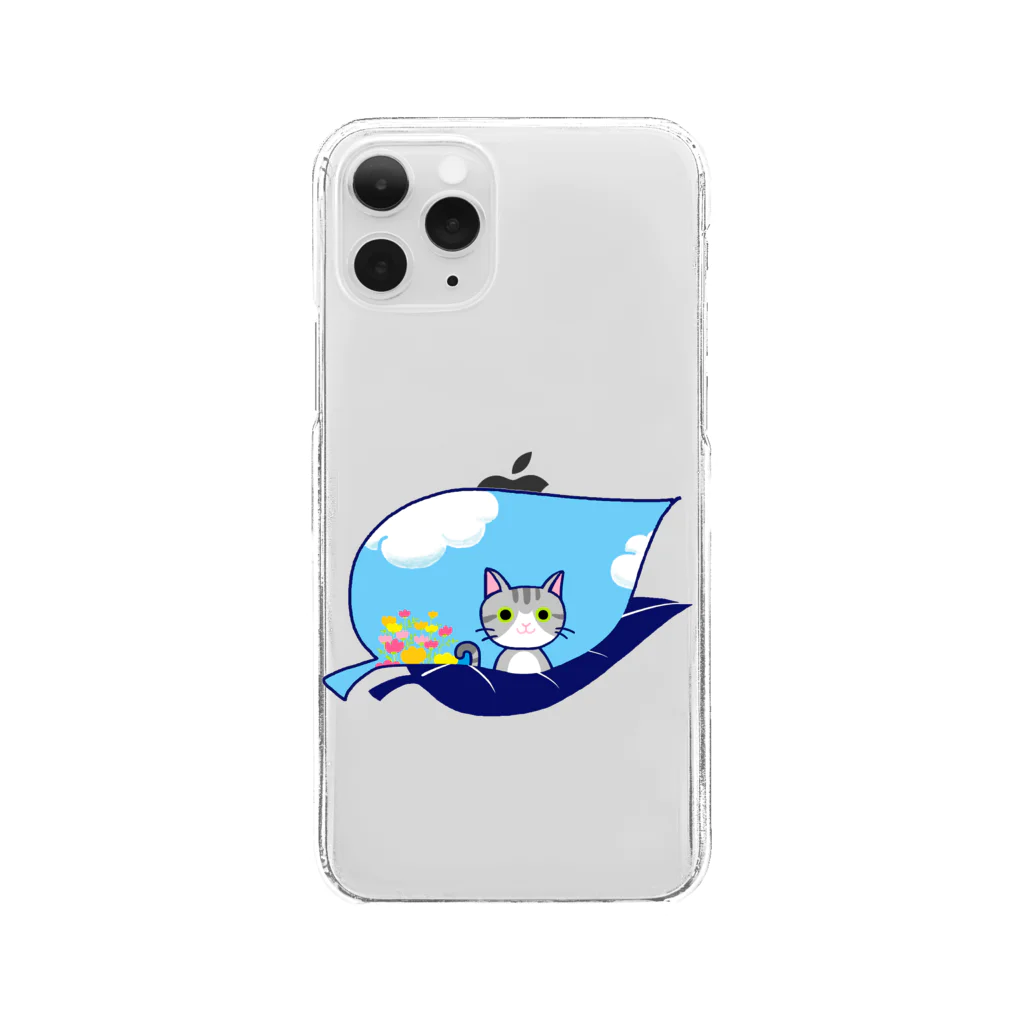 SU-KUのnijinokanata Clear Smartphone Case