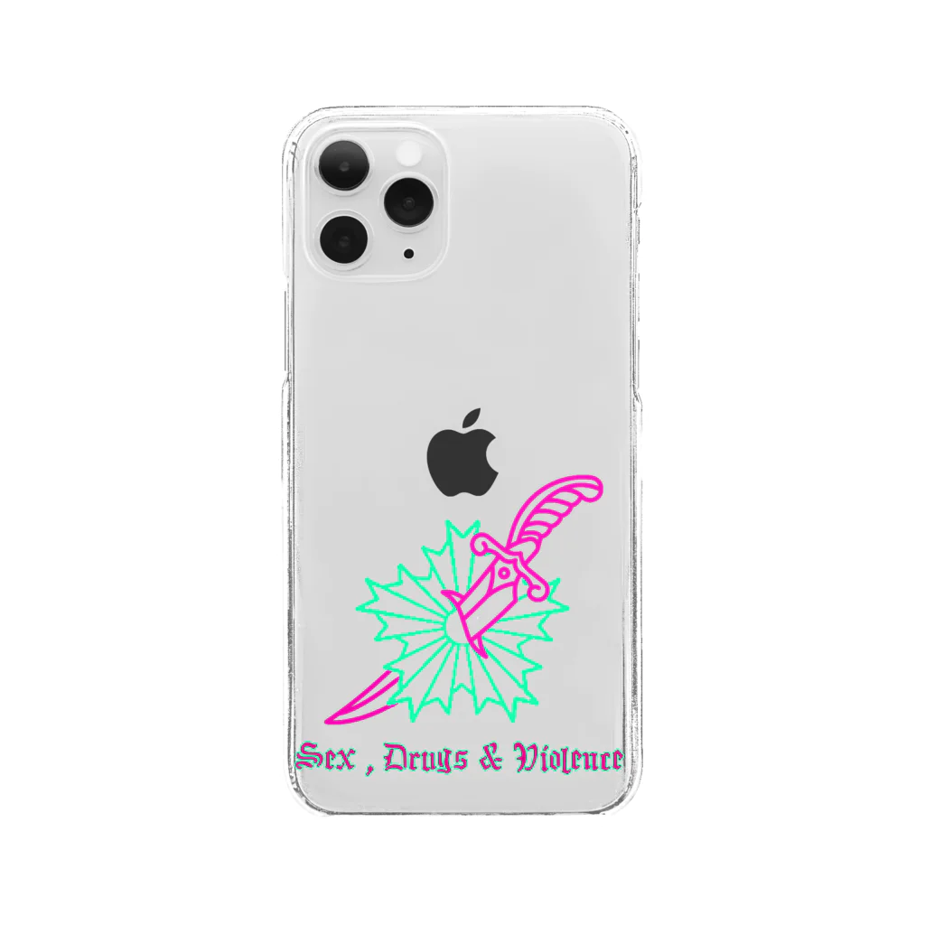 PSYCHEDELIC ART Y&AのPSYCHEDELIC Clear Smartphone Case