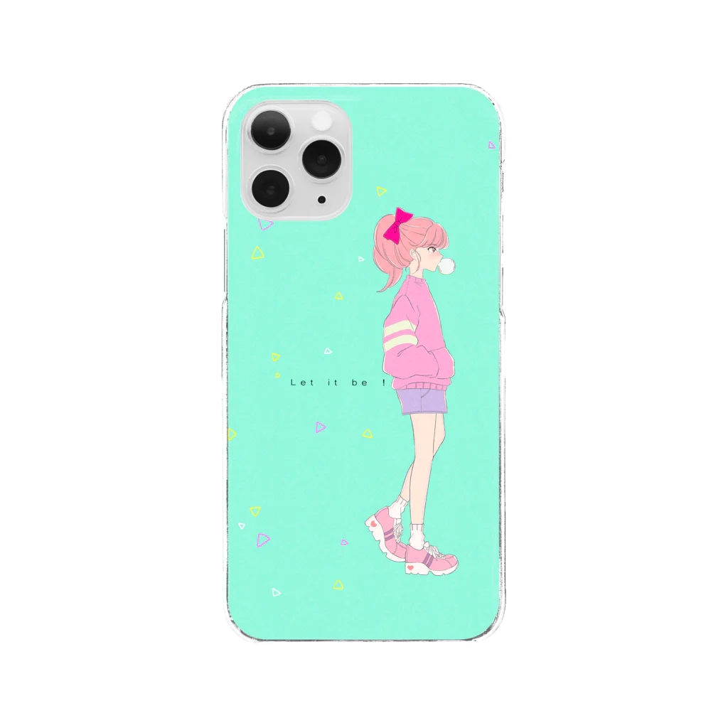 ユマリのLet　it　be. Clear Smartphone Case