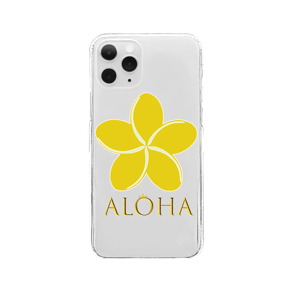 ザィミー＠育休ママ動画編集のZ★ALOHA Clear Smartphone Case