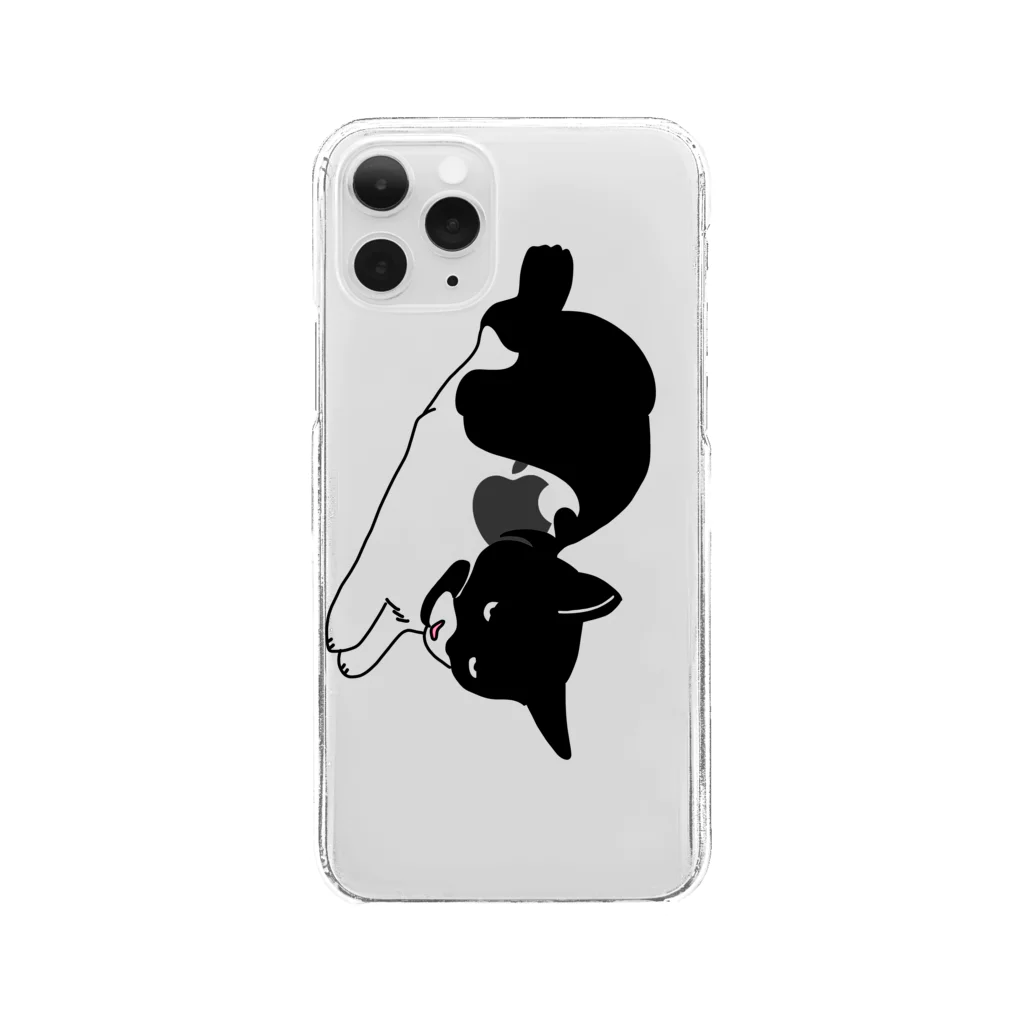 うらめし屋　の目つき悪い猫ちゃん Clear Smartphone Case