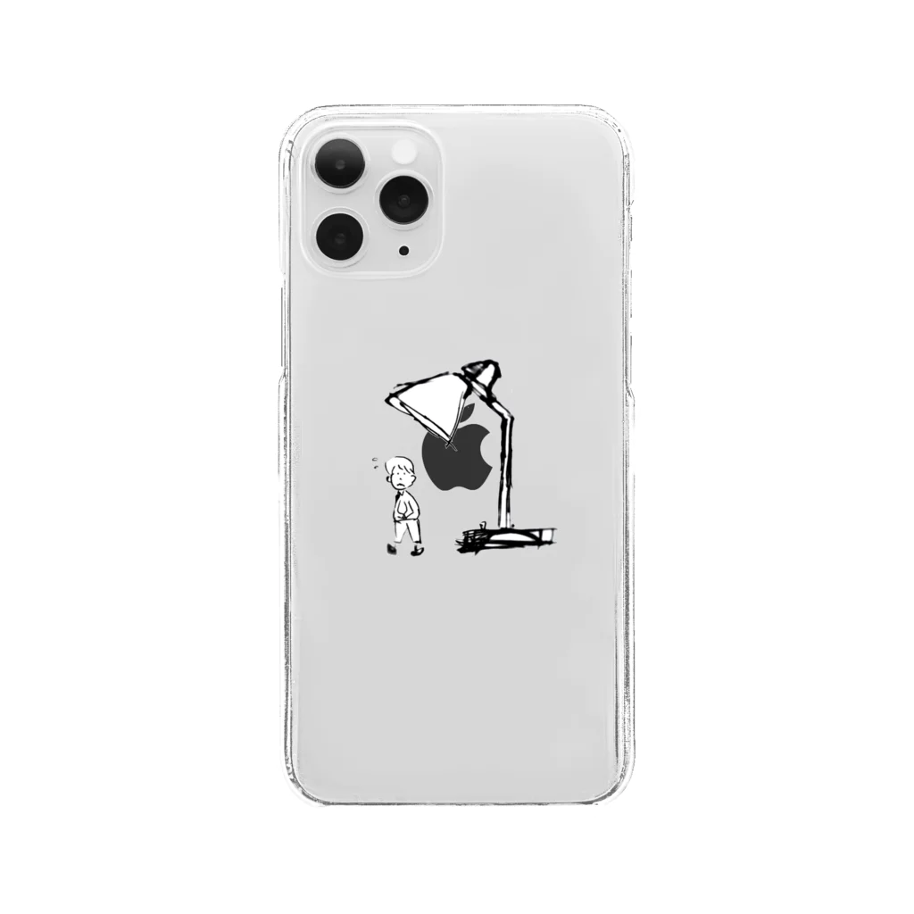 HOLD MY HAND,CHUCK!!のIf you're light...(monotone) Clear Smartphone Case