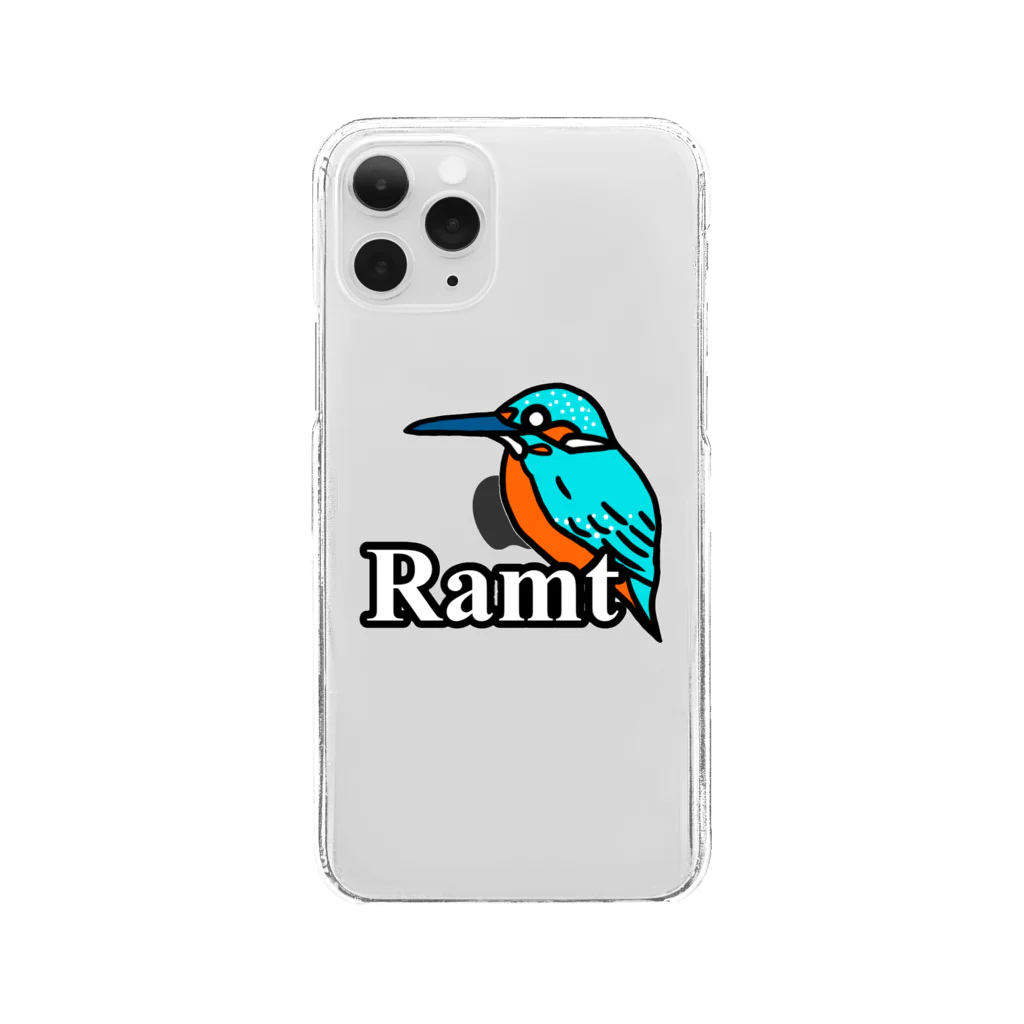 RamtのRamt カワセミロゴ クリアスマホケース