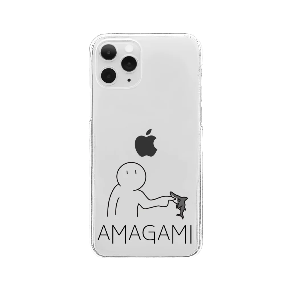 UDONのAMAGAMIシリーズ 〜サメ〜 Clear Smartphone Case