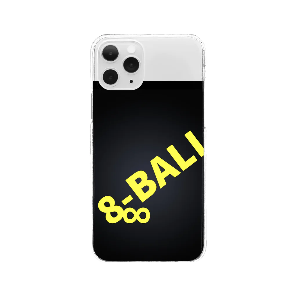 ∞BALL 8-BALLの8-BALL  クリアスマホケース