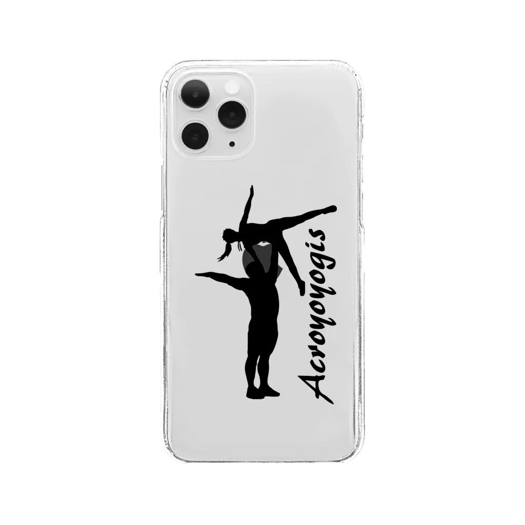 JuggernautCheerのAcroYoyogis2017 Clear Smartphone Case