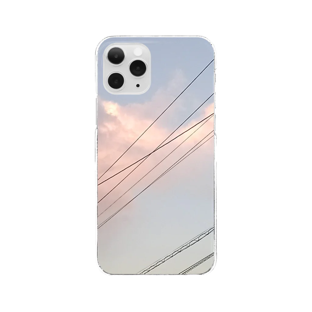 粉末の秋空 Clear Smartphone Case