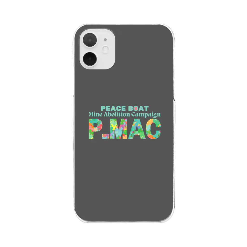 ピースボート地雷廃絶キャンペーンP-MACのバースデーフラワー2 Clear Smartphone Case