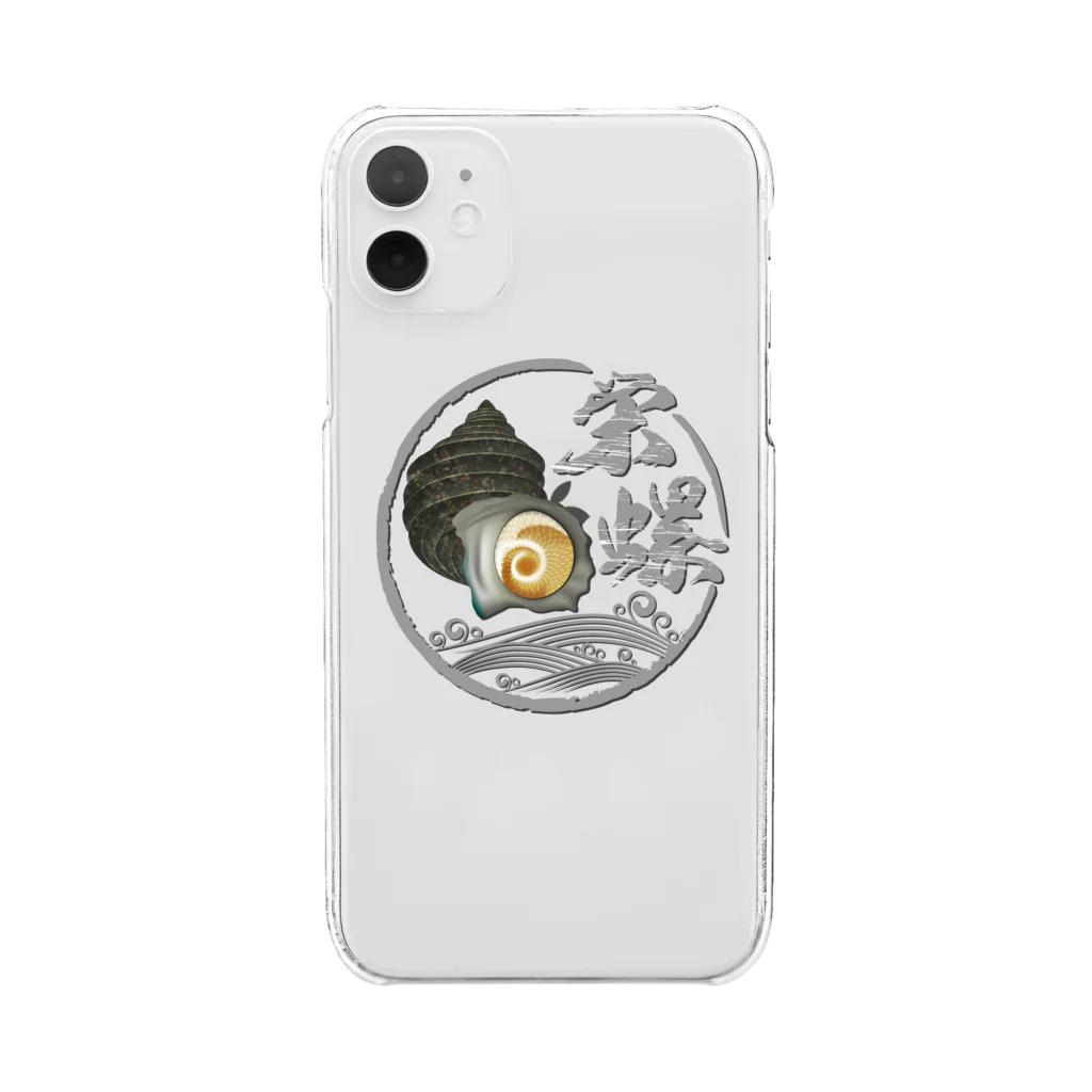 猫と釣り人のSAZAE1_C Clear Smartphone Case