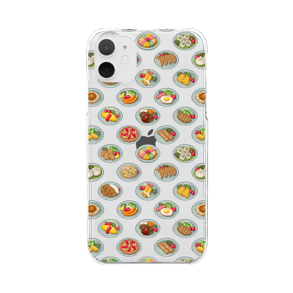 猫と釣り人のFood_FB_2 Clear Smartphone Case