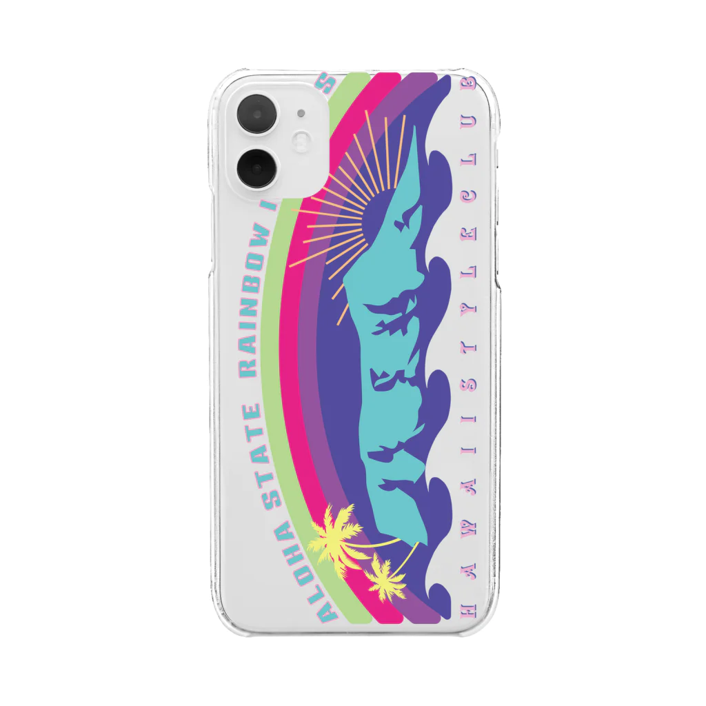 ハワイスタイルクラブのHawaiian monument Clear Smartphone Case