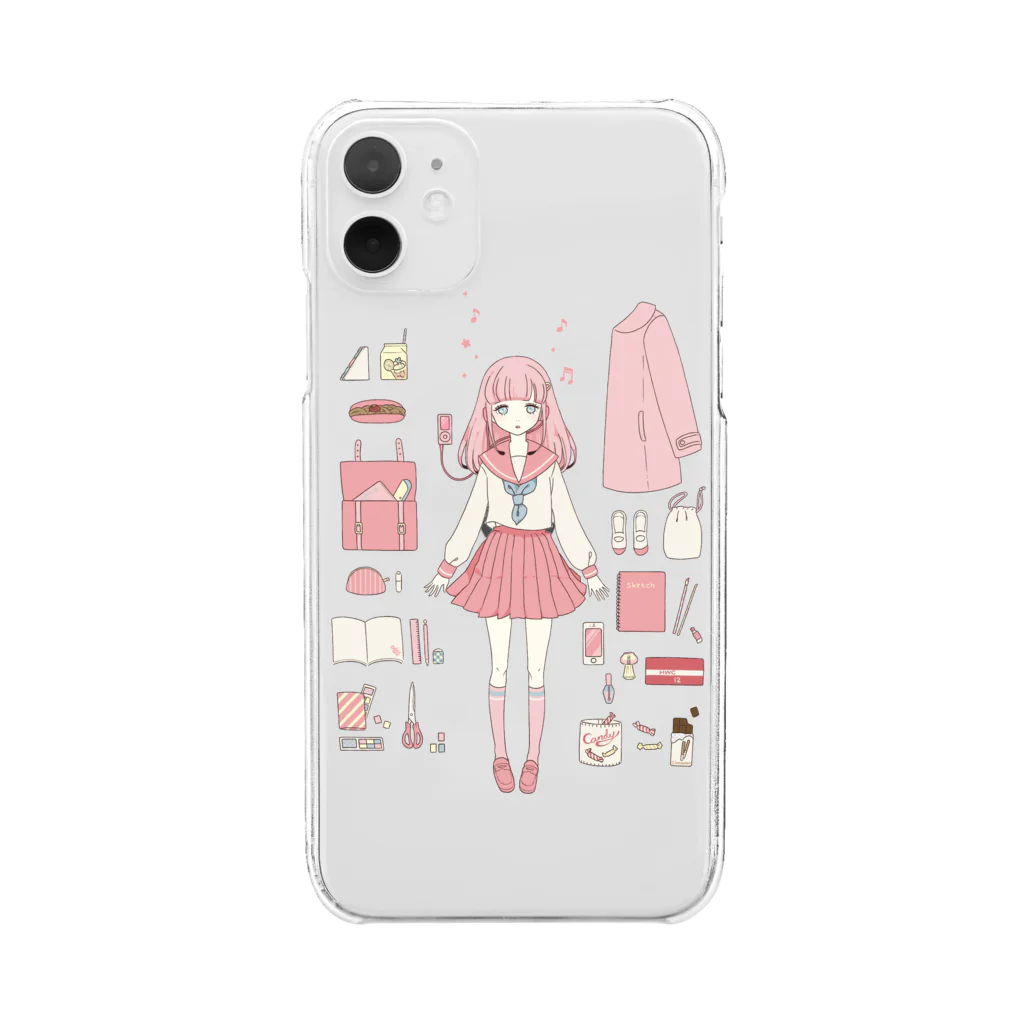 めめの乙女の内訳 Clear Smartphone Case