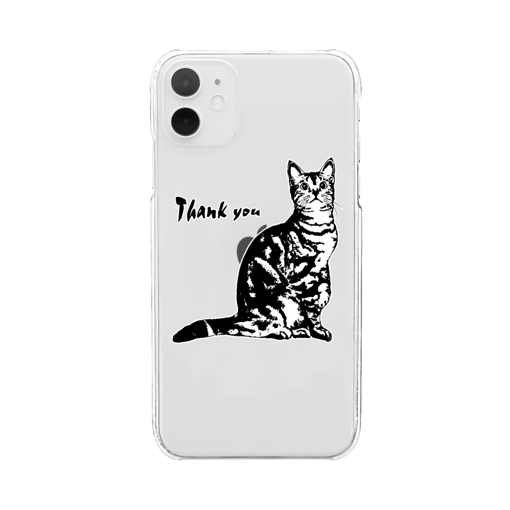 猫と釣り人のCAT_9_1KW Clear Smartphone Case