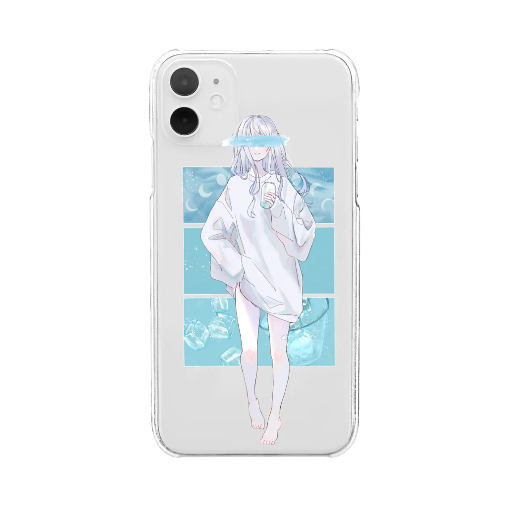 おいしいさめの宵 Clear Smartphone Case