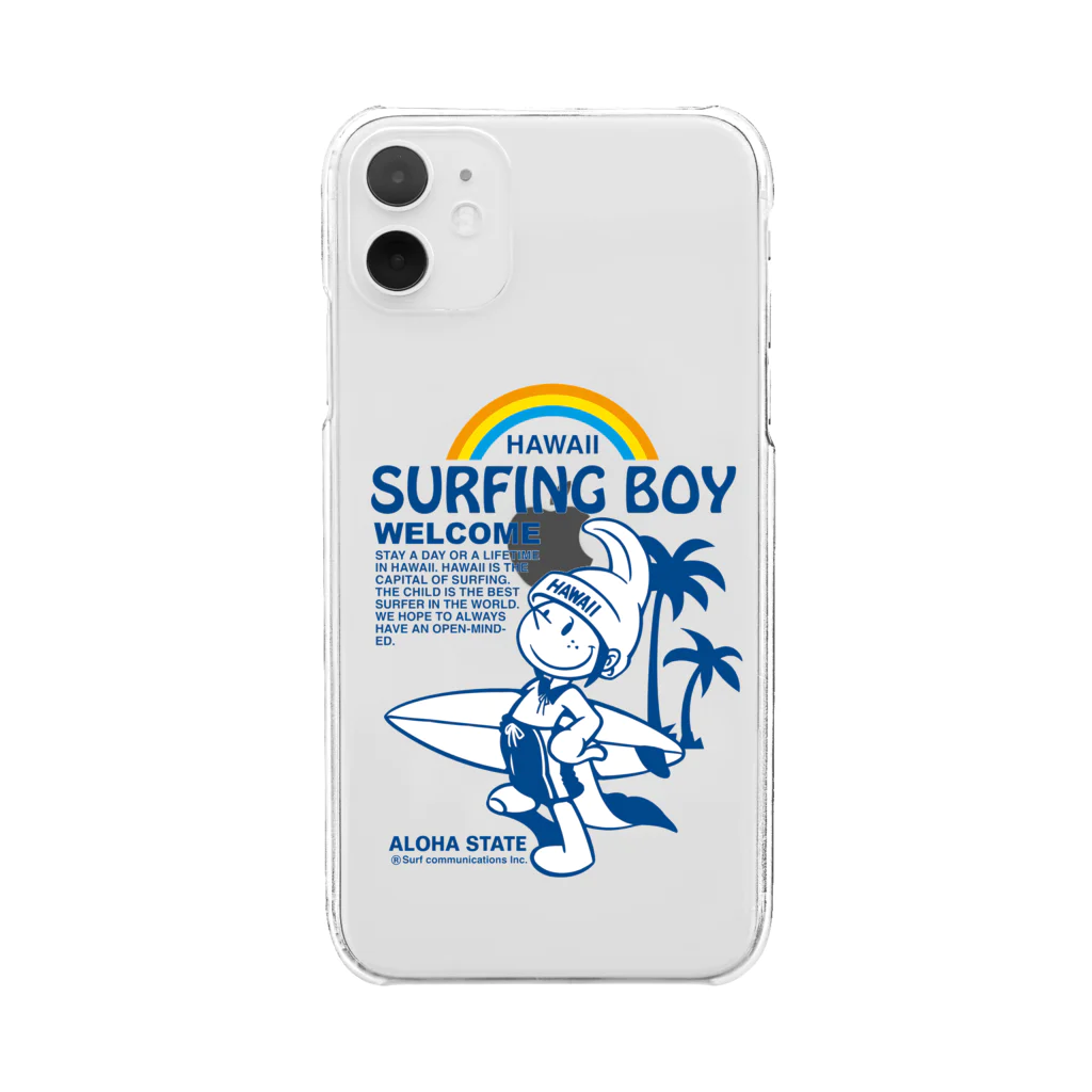 Surfing Boy ShopのSurfingBoyオリジナルグッズ クリアスマホケース