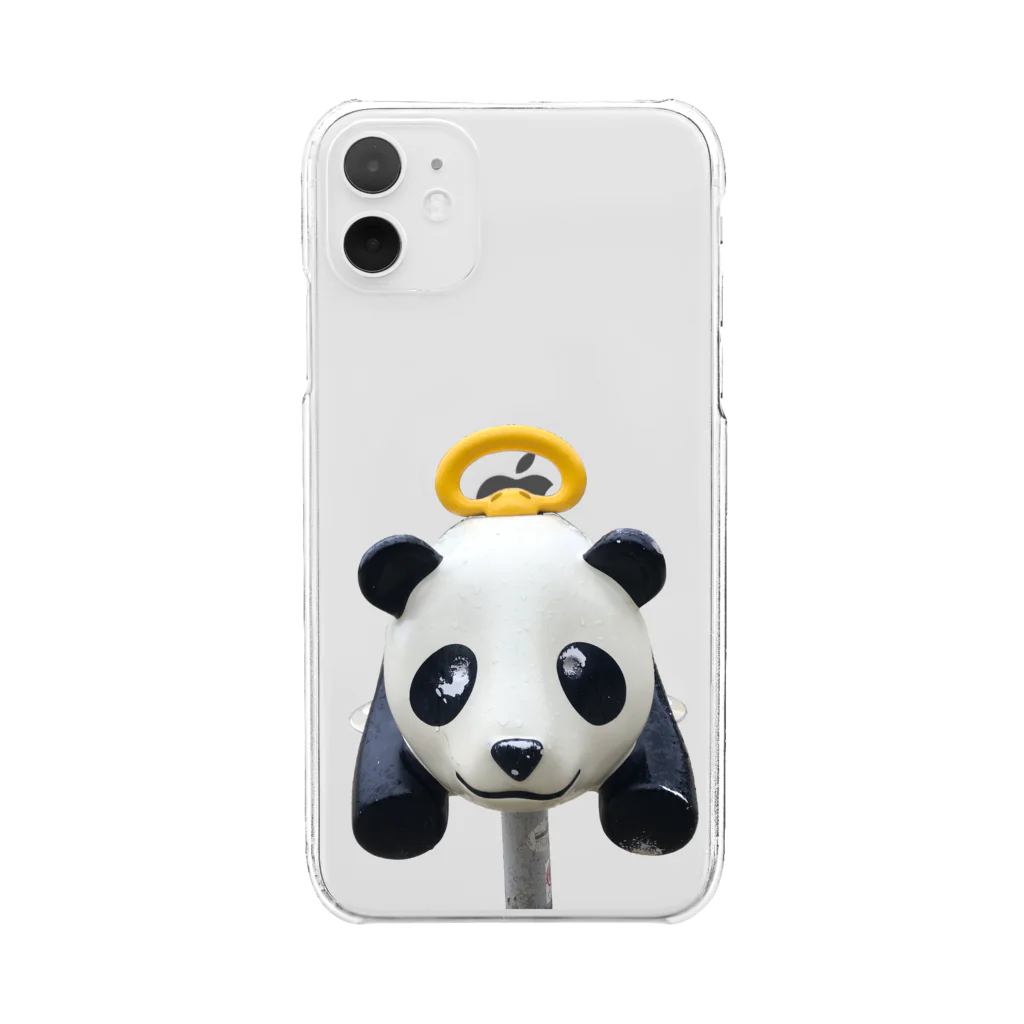 うてろの遊具〈パンダ〉 Clear Smartphone Case