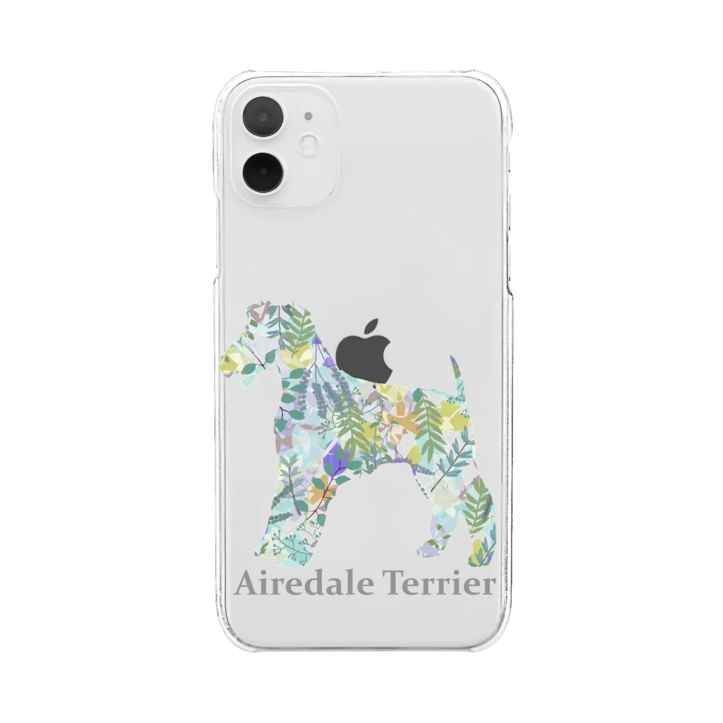 AtelierBoopのボタニカル　エアデール Clear Smartphone Case