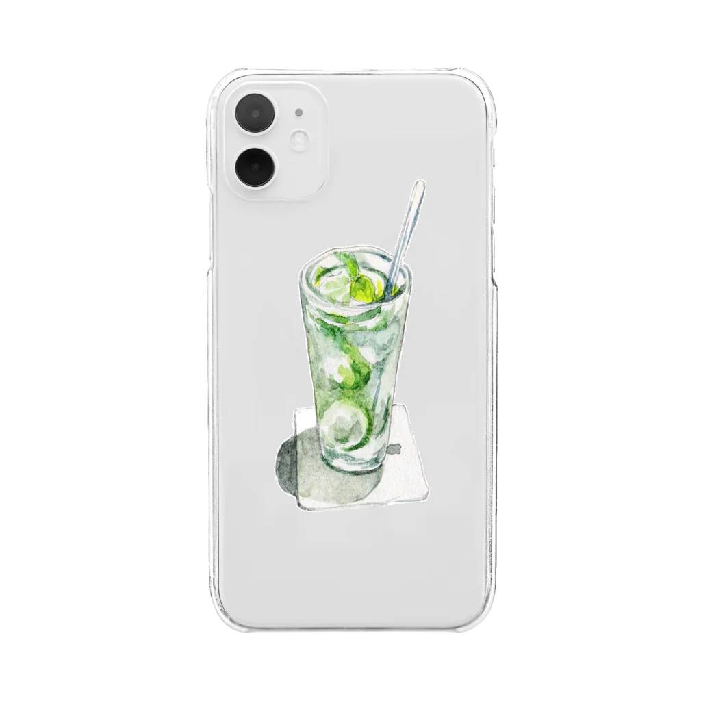 inemouseのMojito クリアスマホケース