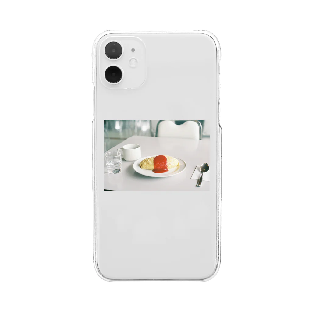 aluckychiの旅先のオムライス Clear Smartphone Case