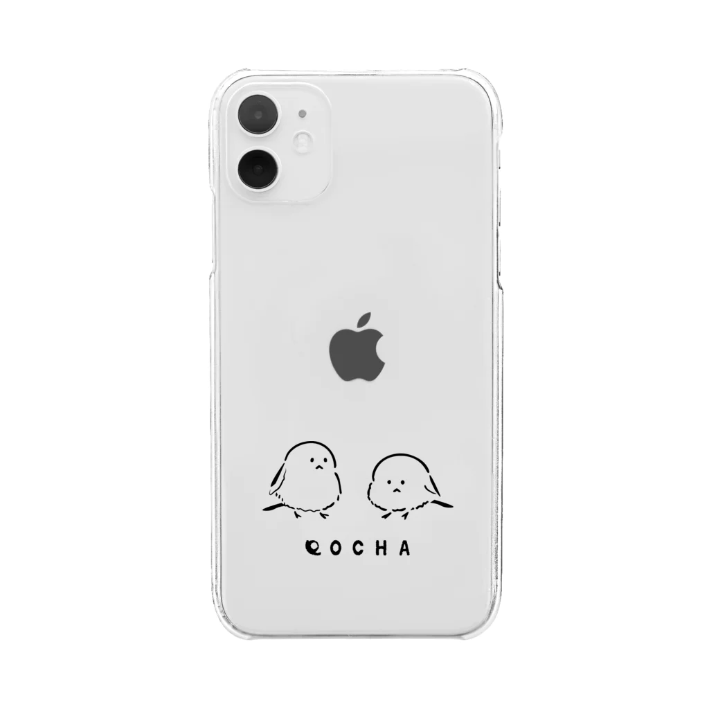 Pocha Storeのぽっちゃりなシマエナガ。 Clear Smartphone Case