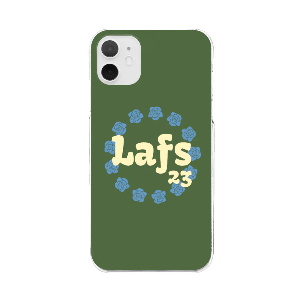 Lafs23のLafs23 公式グッズ ｢花｣ クリアスマホケース