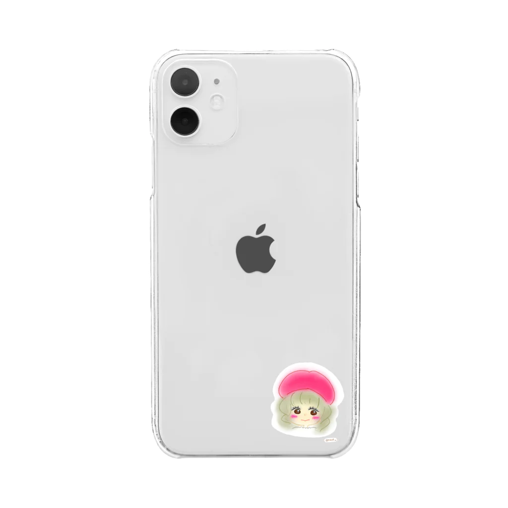 たなぴーSHOPのもこちゃん Clear Smartphone Case