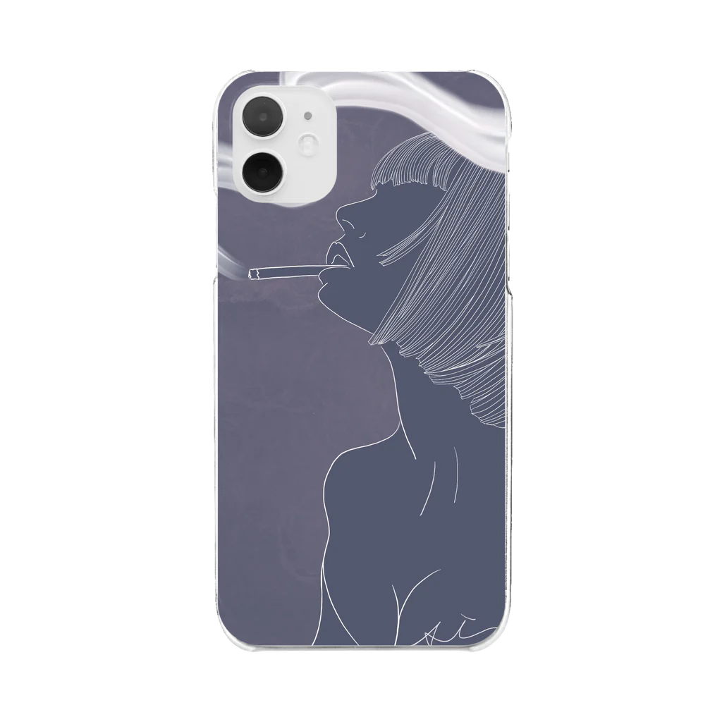 xx_ai-sha___のTake a break... Clear Smartphone Case