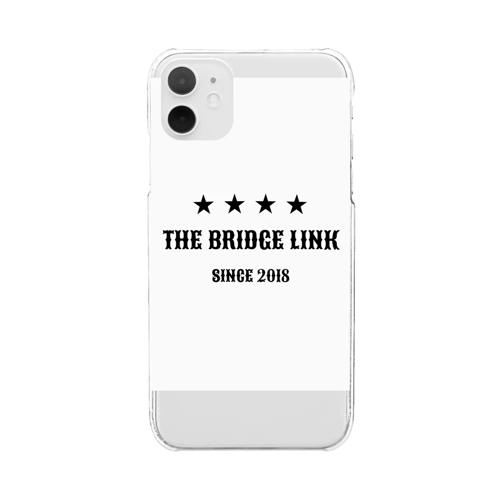 ATS411のビッグサイズTシャツ　THE BRIDGE LINK  Clear Smartphone Case