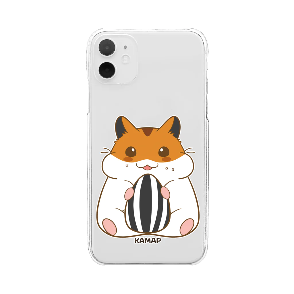 KAMAP ＆ Ricaの【KAMAP】ゴルハムちゃんとおっきなヒマ種 Clear Smartphone Case