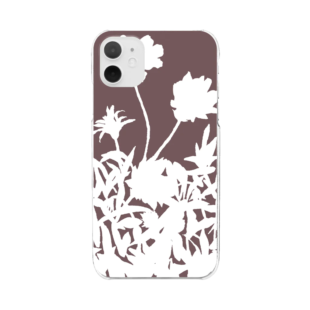 気ままに創作　よろず堂の花咲く小径⑥あか Clear Smartphone Case