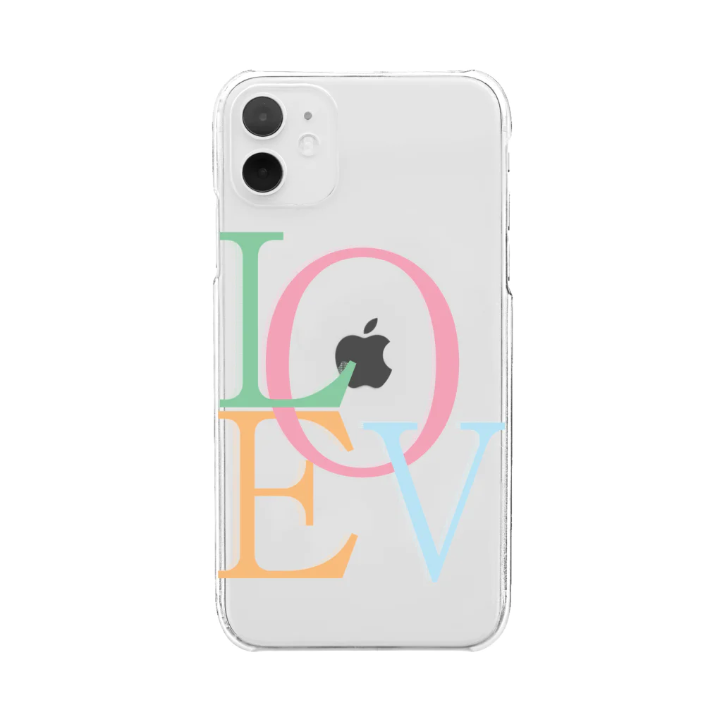 パソコン教室ビギナーのLOVE Clear Smartphone Case