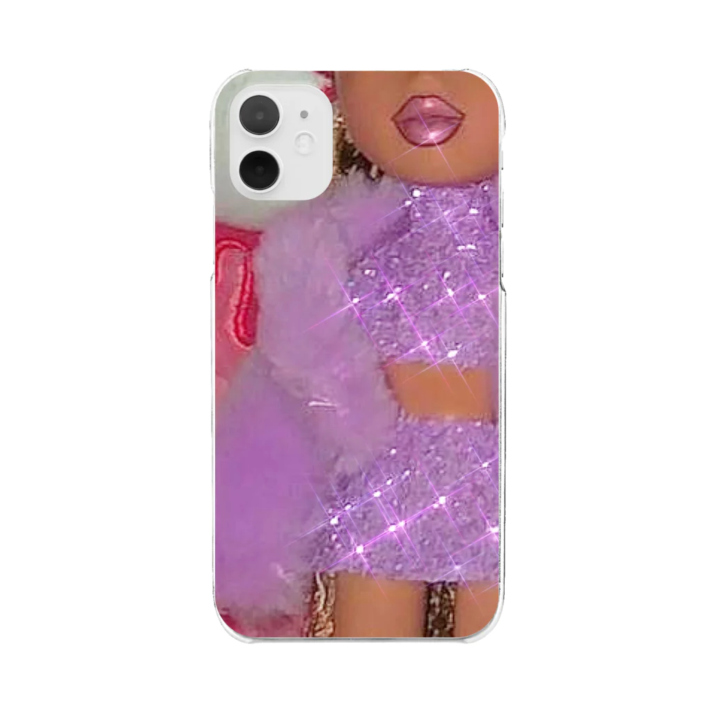 Y🍑Nickiのキラキラgirls❤︎❤︎ Clear Smartphone Case