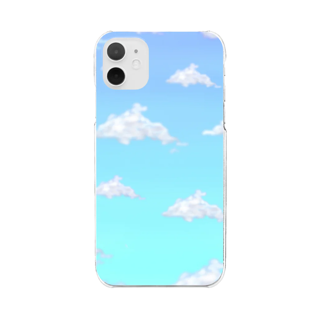 千熊屋の青い空。 Clear Smartphone Case