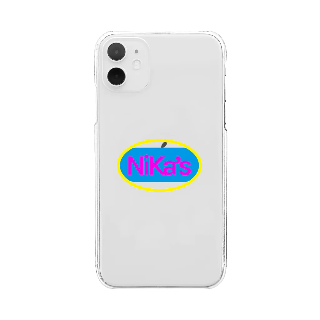 NiKa’sのNiKa’s I phone case💭 クリアスマホケース