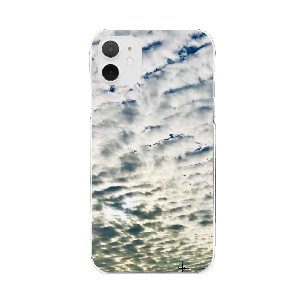 DAIPUKUの夕焼け曇 Clear Smartphone Case
