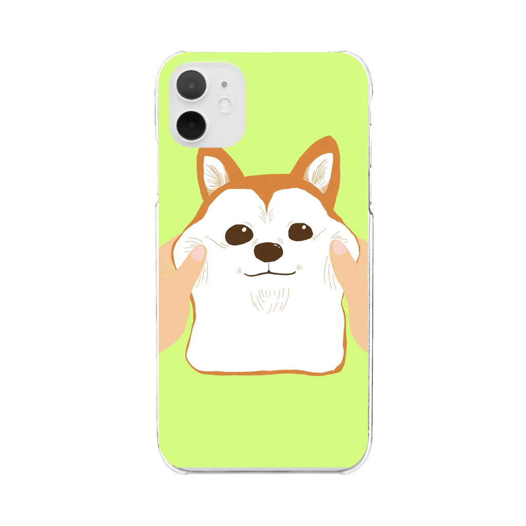 In the Sun storeの犬パン Clear Smartphone Case