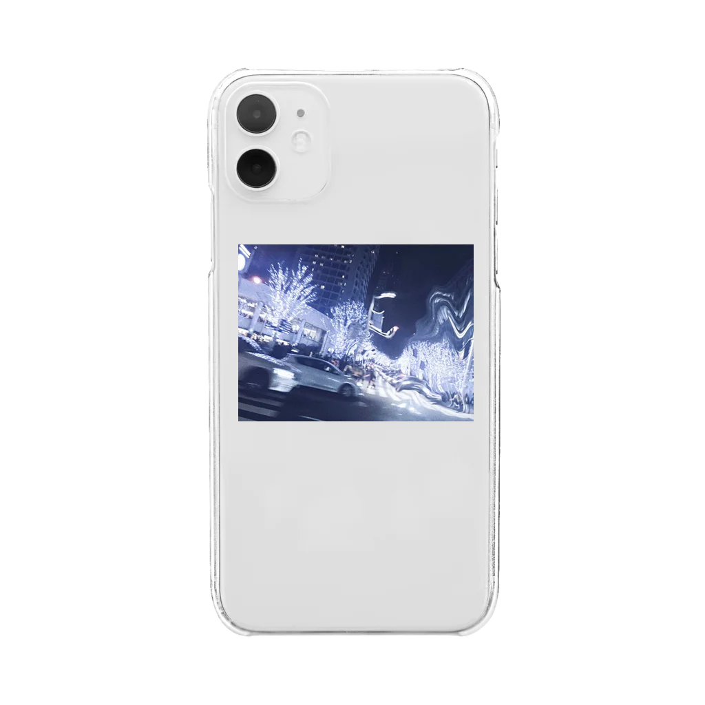 🐈 ‧✧̣̇‧の聖夜の歪み Clear Smartphone Case