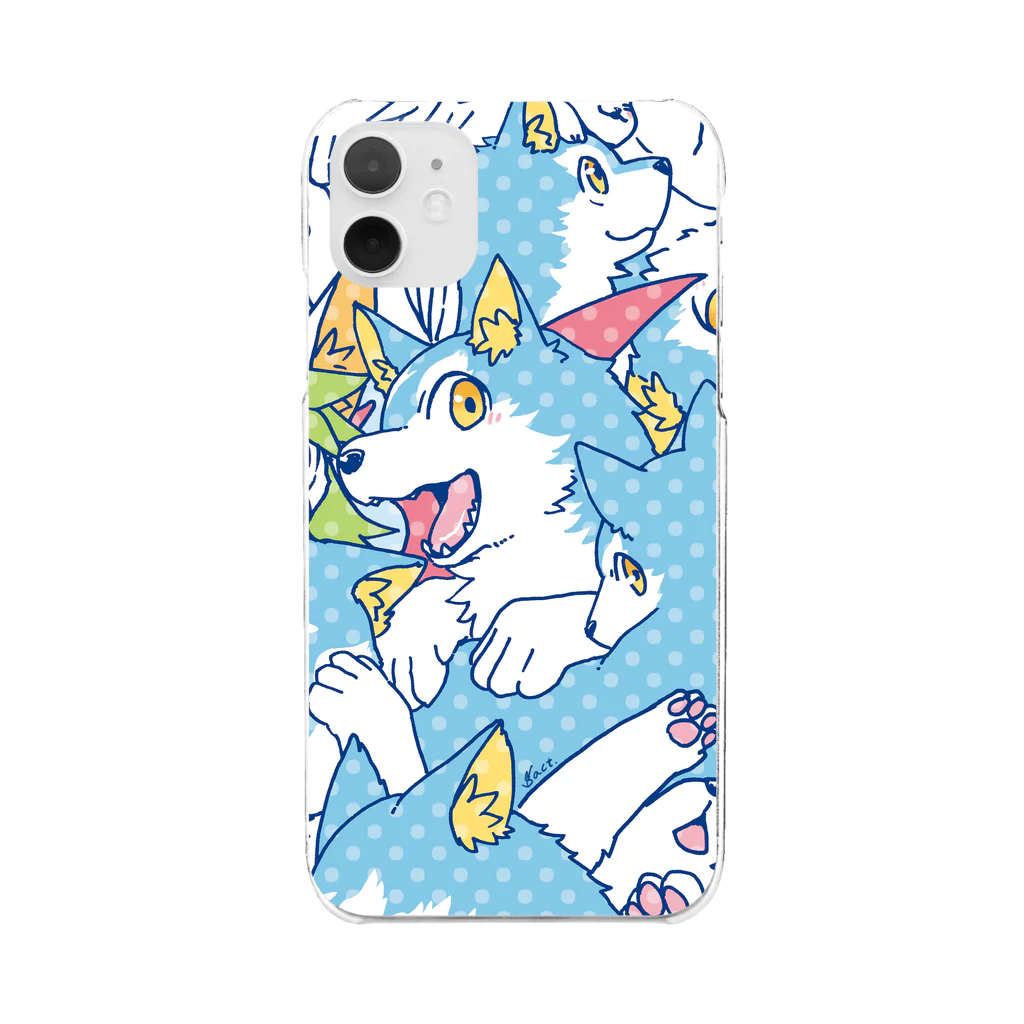 BARE FEET/猫田博人のフルドがいっぱい・ケースA Clear Smartphone Case