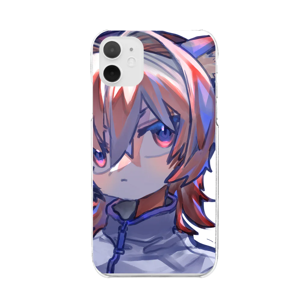 とどのつまりの獣耳くん Clear Smartphone Case