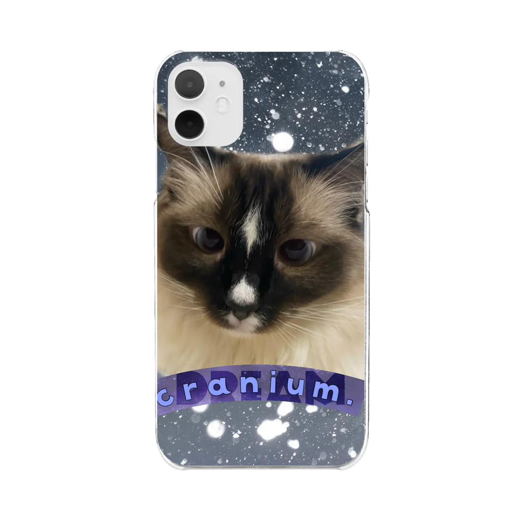 ꏸꋪꋫꁹꂑꐇꁒ𖤐《毎日ハロウィンのクラニアム》のねこの雫 Clear Smartphone Case